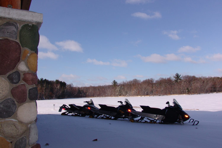 Snowmobiling Winter Fun The Stayspa On Castle Rock Lake